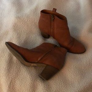 Madewell tan booties